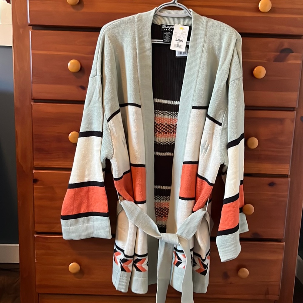 Wrangler Retro Women’s Belted Sweater Cardigan
